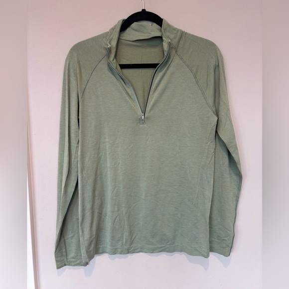 lululemon athletica Other - lululemon athletica Swiftly Green Quarter-Zip Sweatshirt Small